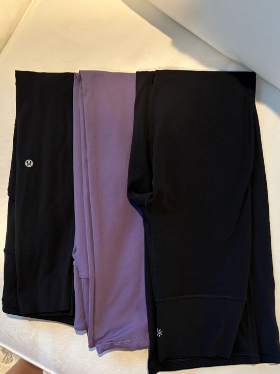lululemon athletica Pants - PREMIUM ACTIVEWEAR BUNDLE: Lululemon & Athleta Leggings/Flares - Size 8/M
